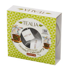 Tealia Coconut Chocolate (5 Pyramid Tea Bags) 10g